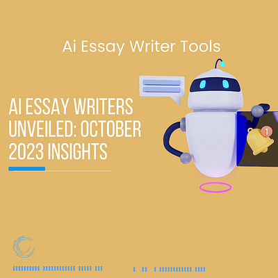 AI Essay Writers Unveiled: October 2023 Insights branding logo