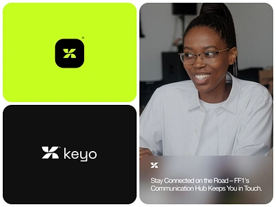 Keyo - Logo & Brand Identity For Privacy-Сentric Network app b2b biometric brand branding design graphic design icon identity logo logo design logotype luxury mobile privacy saas secure ui ux visual