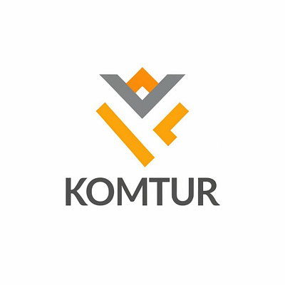 KOMTUR 3d artisticexpression beautiful card branding design graphic design illustration komtur logo ui vector