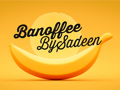 Banoffee By Sadeen | Logo amman banoffee by sadeen banoffee pie branding creativology design jordan logo mohdnourshahen panana sweets sweets logo