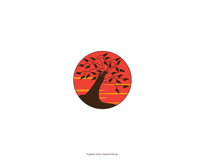 A budding tree stump design graphic design ill illustration logo nature vector
