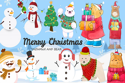 Beer and Snowman Clipart clipart snowman