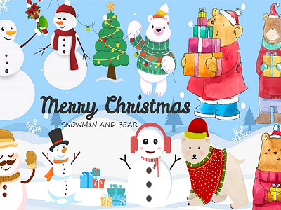 Beer and Snowman Clipart clipart snowman