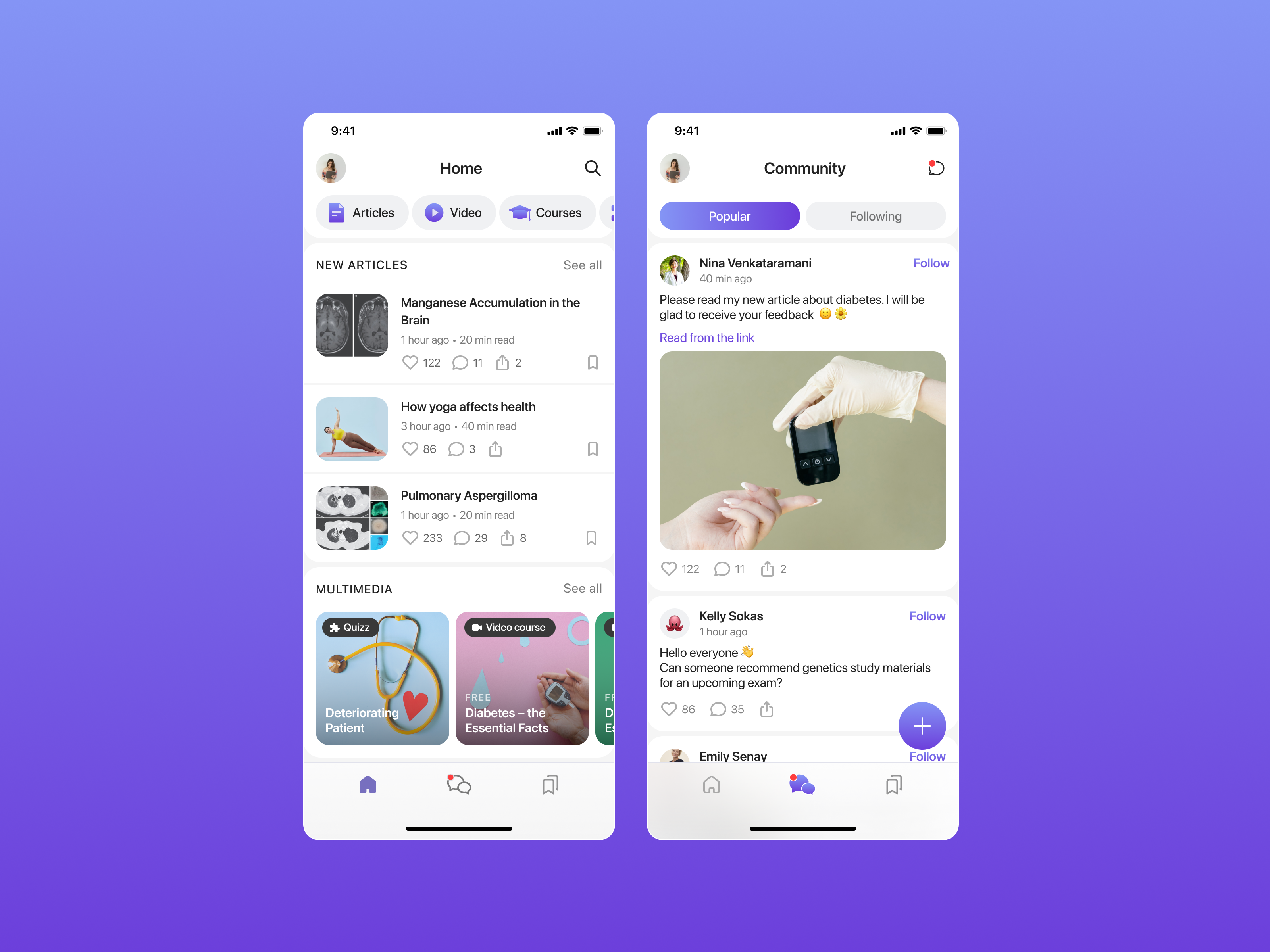 MedEduLearn. Mobile app for medical students. app design graphic design typography ui ux