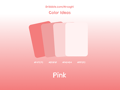 Pink Palette color idea color ideas color palette colour idea colour ideas colour palette design figma for you idea ideas inspiration mr saghi mrsaghi palette pink pink color red red color ui