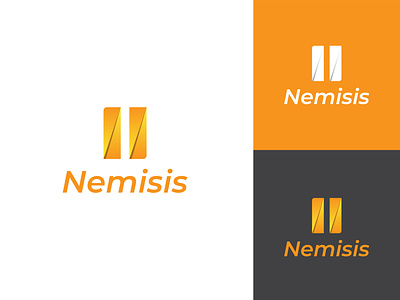 Nemisis Logo app branding design graphic design modern logo typography unique logo