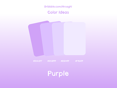 Purple Palette color color code color idea color ideas color palette colour ideas design figma hex idea ideas inspiration light light color mr saghi mrsaghi palette purple ui uiux