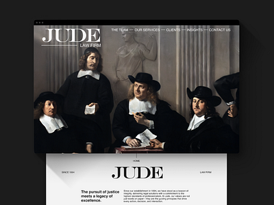 Jude Law Firm — Website UX/UI art direction branding graphic design law research ui ux web design