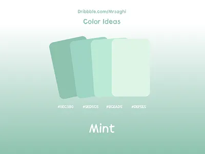 Mint Palette Inspiration | Colour Ideas canada color color ideas color palette colour colour ideas colour palette design figma green ideas inspiration light light green mint mrsaghi palette teal ui uiux