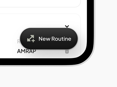 Workout Logger: Button Close-Up design figma interface ui