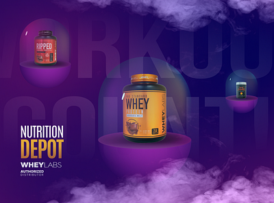 Health Sports Nutrition Fitness Gym. Social Media Ad Post Design addesign bodybuilding branding fitness graphicdesign gym marketing musclebuilding nutrition protein socialmedia supplements visualdesign weightlifting workout