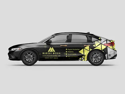 Digital Agency Car Wrap Design | Vinyl Wrap Design adobe illustrator branding car wrap creative decal design ford graphic design livery minimal nissan sticker toyota truck wrap vector vehicle branding vehicle wrap vinyl wrap design wrapping