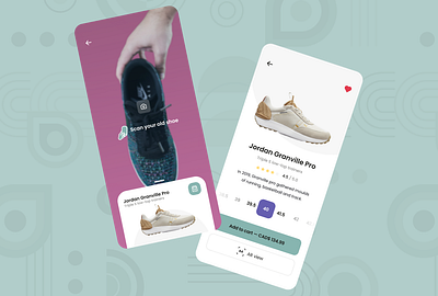 Sneakers store AR concept App Design ar ar concept augmented reality design shoe sneakers ui ui design user interface