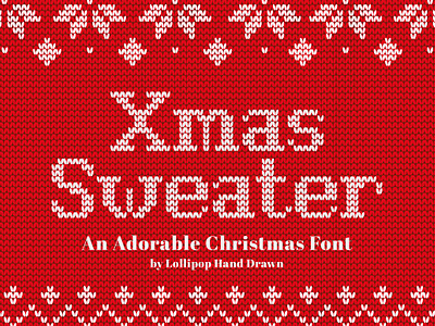 Xmas Sweater Font canva fonts christmas font christmas fonts festive fonts font fonts jumper fonts procreate fonts sticthed font sweater fonts xmas xmas font xmas fonts xmas jumper fonts xmas sweater font