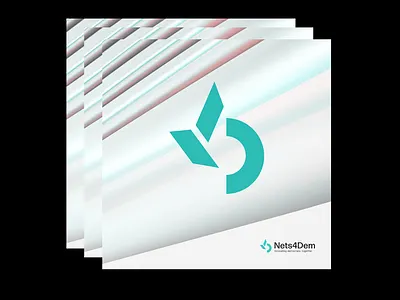 Net4Dem - Berlin - logo design ai artificial intelligence berlin brand branding freelancer freelancerdesign graphic design innovation logo nest4dem oanamaries organisation tech ui