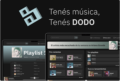 DODO- Reproductor web ui uxdesign uxresearch