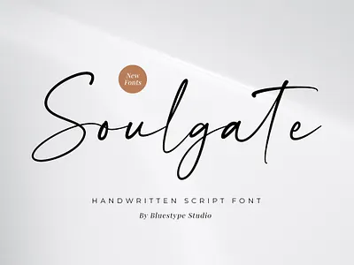 Soulgate - Handwritten Script Fonts branding casual font chic font creative market font design fonts free font handwriting font hello dribbble ligature logotype modern font script font signature font trendy font type typography wedding font