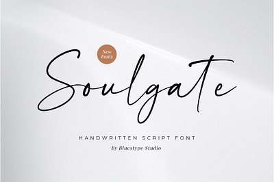 Soulgate - Handwritten Script Fonts branding casual font chic font creative market font design fonts free font handwriting font hello dribbble ligature logotype modern font script font signature font trendy font type typography wedding font