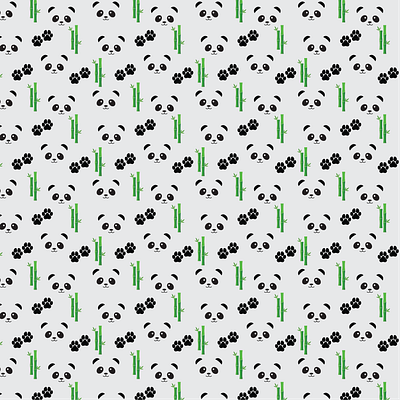 Panda Pattern........ adorabledesign charmingdesign cuteoverload graphic design logo patternjourney patternmagic shareyourthoughts