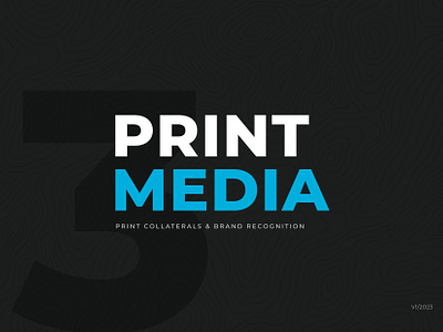 Print Media branding design graphic design identity illustration layout print typography