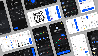 Trayder A Crypto Mobile App: Sleek and Intuitive Design app binance crypto cryptocurrency cryptopalapp designconcept mobileappdesign sleekdesign uiux visualdesign