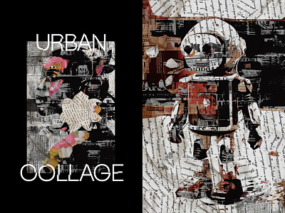 Urban Wall Photo Collage Creator art catalog collage craft crumpled cut out design download grunge mixed newspaper paper pixelbuddha psd scrapbook template texture torn urban wall