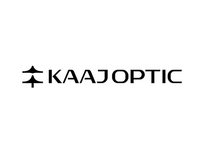 Kaaj Optic (Pine in Persian) branding design graphic graphicdesign logo logodesign logotype optic typography