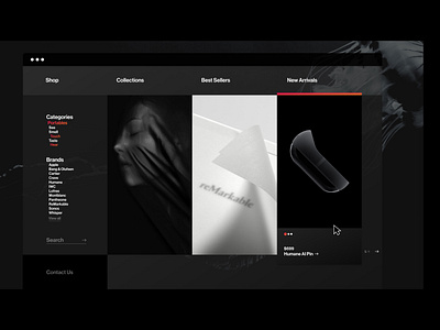 Debonair branding ecommerce medusa design system motion graphics typography ui website