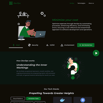 Landing page