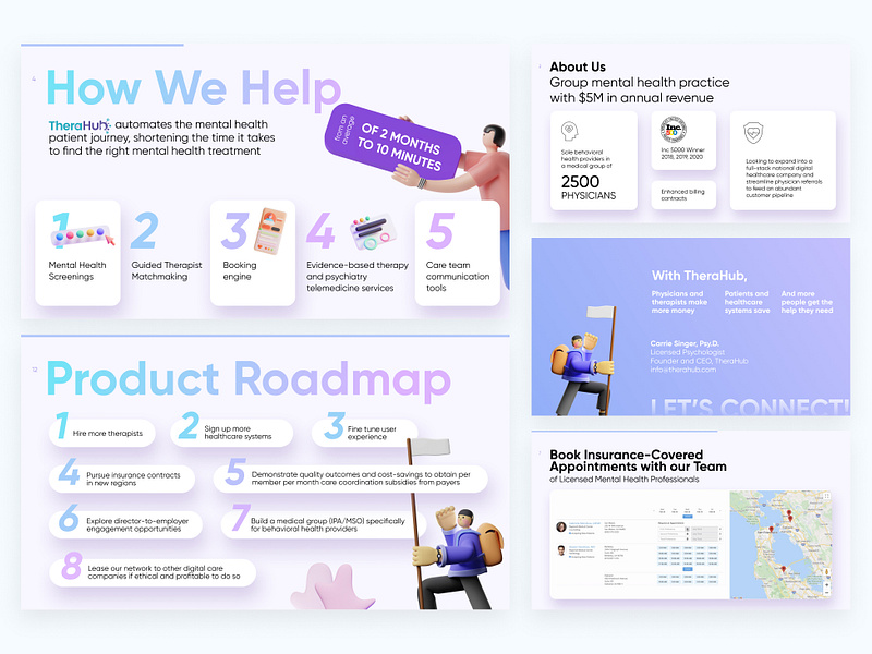 Biotech startup, pitch deck graphic design illustration medicine pitch deck pitchdeck presentation