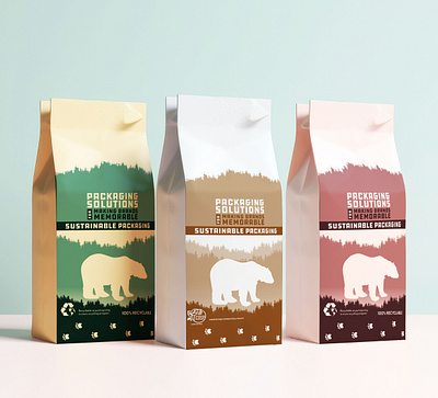 Coffee bag Packaging Promote branding design graphic design packaging typography