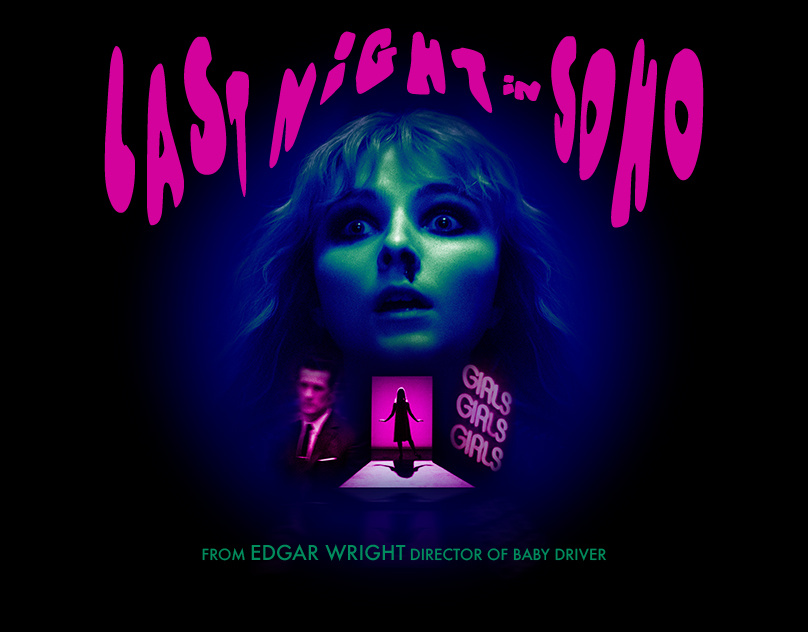 'Last Night In Soho' dir. by Edgar Wright aftereffect alternativemovieposter animatedposter animation anyataylorjoy artdesign cinema design edgarwright graphicdesign illustrator keyart lastnightinsoho mattsmith movie photoshop thomasinmckenzie