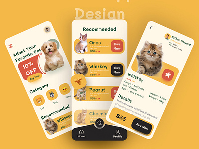 Pet Care Apps UI Design apps design graphic design mobile apps patecare apps product design ui uiux design visual design