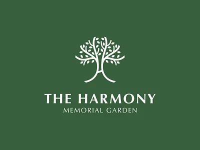 The Harmony Memorial Garden Logo branding daily logo daily logo challenge daily logo design design graphic design identity logo logo challenge logo design memorial garden visual identity