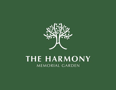 The Harmony Memorial Garden Logo branding daily logo daily logo challenge daily logo design design graphic design identity logo logo challenge logo design memorial garden visual identity