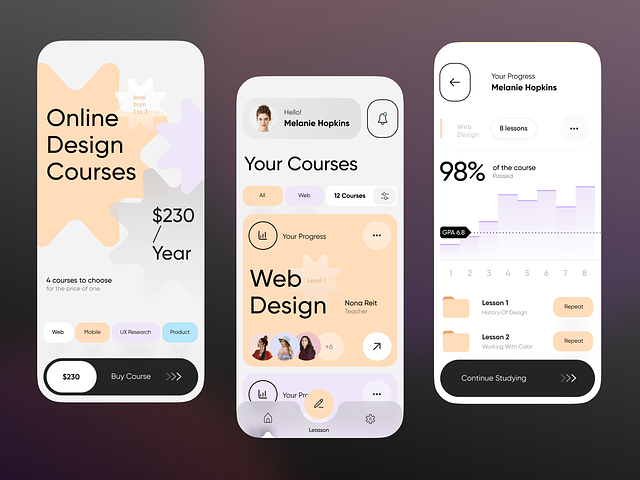 Browse thousands of Online Course images for design inspiration | Dribbble