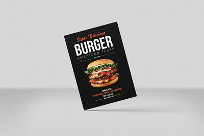 Flyer Design- Food- bruger design flyer design food graphic graphic design