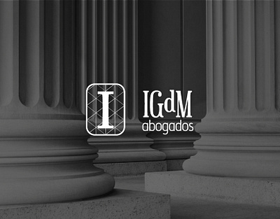 IGdM abogados abogados brand branding design graphic design i identidad identity lawyer logo logotype typography ui ux visual