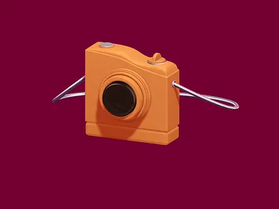 3D Polaroid 3d animation blender camera modeling motion graphics