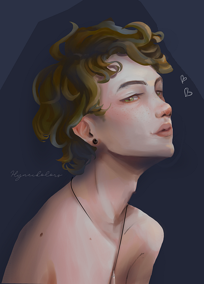 Just a portrait art boy design digital art digital illustration illustration