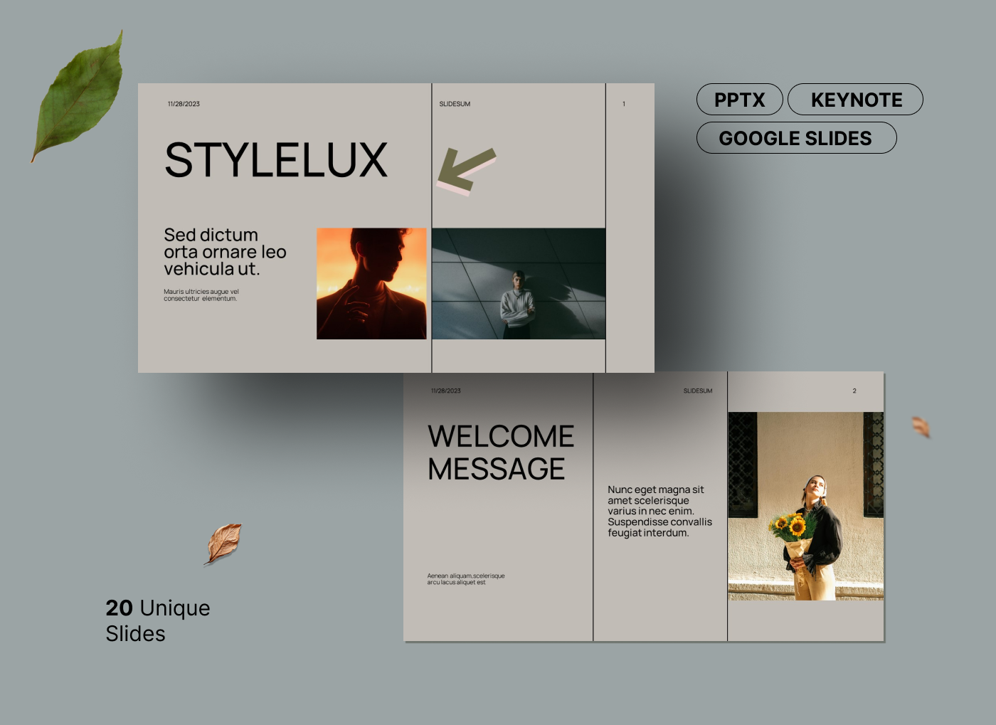 STYLELUX Presentation Design animated presentation fashion google slide google slide design graphic design layout design multipurpose pitch deck powerpoint design powerpoint presentation powerpoint template ppt presentation design slide design