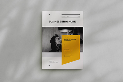 Creative Business Brochure agency architecture branding brief brochure company corporate design graphic design indesign minimalist portfolio profile proposal simple template