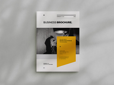 Creative Business Brochure agency architecture branding brief brochure company corporate design graphic design indesign minimalist portfolio profile proposal simple template