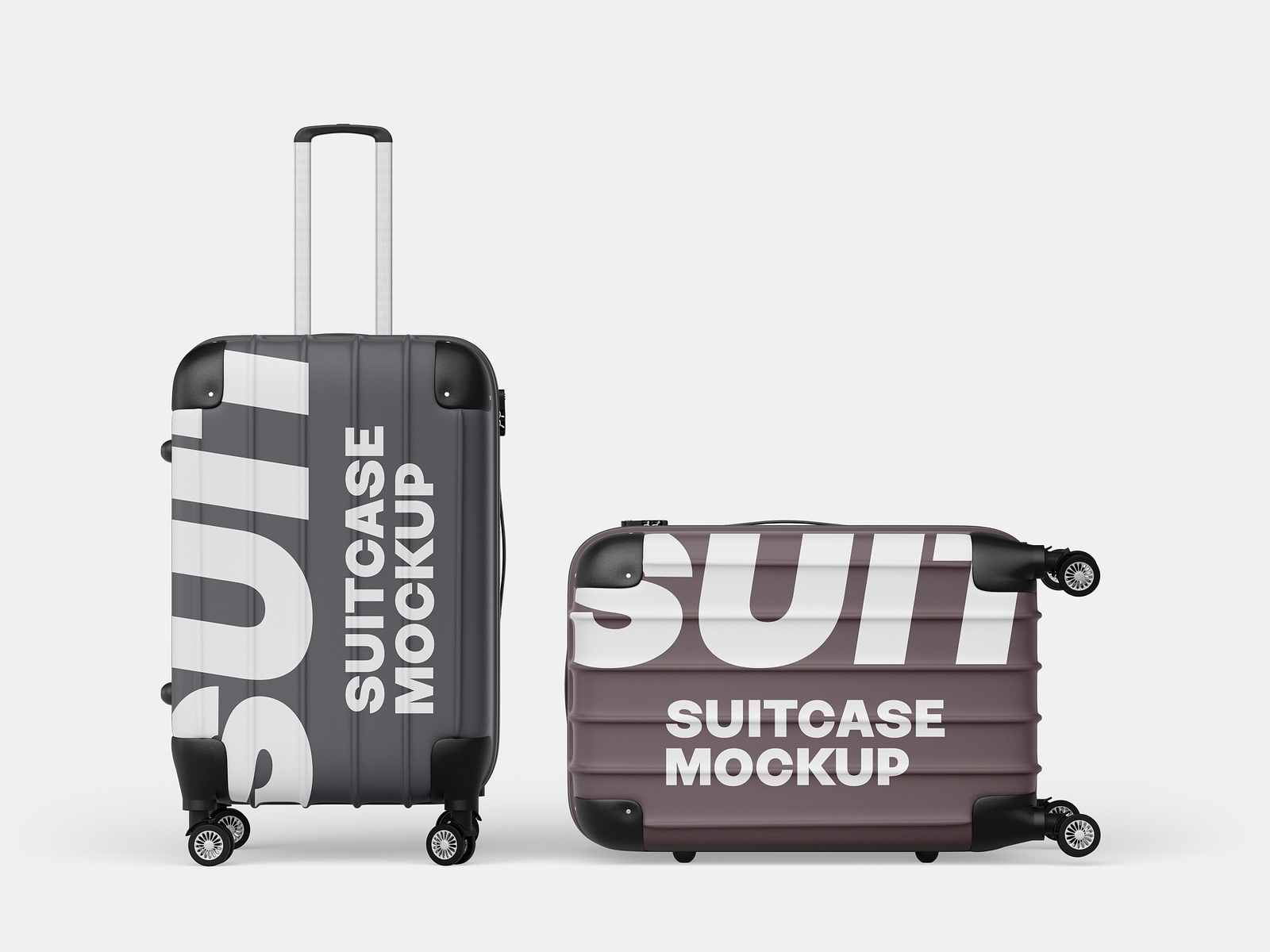 Suitcase Mockup Set by Forge Design on Dribbble