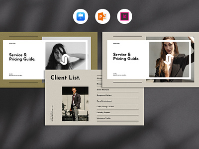 Service And Pricing Guide architecture brand guidelines branding brochure business company corporate guide indesign keynote portfolio powerpoint presetation pricing list pricing template services guide template