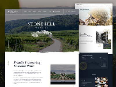 Winery website figma web design kcmo ui ui design ux design web design winery winery website