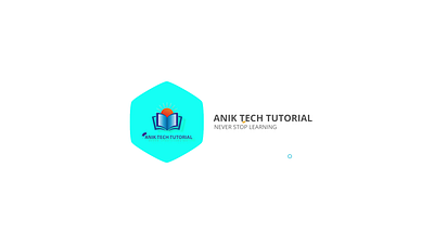 "ANIK TECH TUTORIAL" YOUTUBE CHANNEL ANIMATED INTRO 3d after effects animation branding graphic design intro logo motion graphics premiere pro tech ui youtube