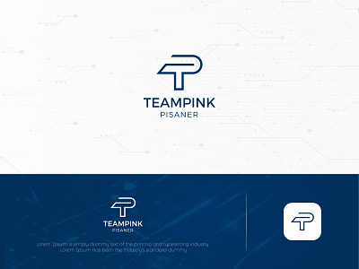 Simple and minimal TP Or PT letter Logo Design, tp logo