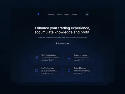 📈 Trading Website Landing Page app bitcoin crypto finance jpmorgan landingpage litecoin money trade traderepublic trading ui userinterface ux