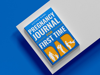 Book Cover for First Time Dad adobe blue blue book cover book book cover bookcover branding dad design first time dad first time dad book free mockup graphic design illustration logo new dad orange pregnancy pregnancy book presentation